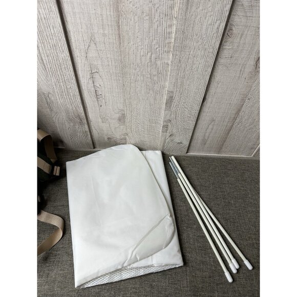 Susisal Diaper Bag Backpack with Built In Changing Station Bassinet Green Beige - Picture 7 of 11